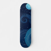 Cosmic Cruiser Galaxy Style Skateboard (Devant)