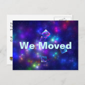 Cosmic Cubes Aankondigingskaart (Voorkant / Achterkant)