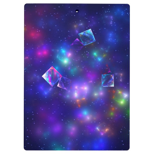 Cosmic Cubes Klembord (Achterkant)