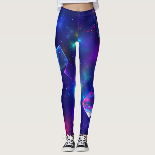 Cosmic Cubes Leggings (Voorkant)