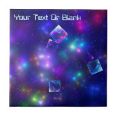 Cosmic Cubes Tegeltje (Voorkant)
