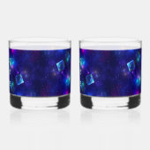 Cosmic Cubes Whisky Glas (Links)