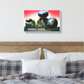 Cosmic Dance Canvas Afdruk (Insitu (Slaapkamer))
