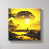 Cosmic Dawn Canvas Afdruk (Voorkant)