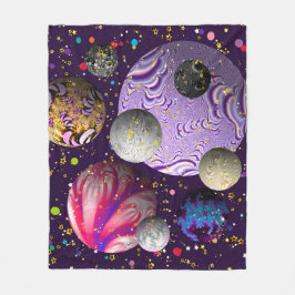 Cosmic Delight Fleece Deken
