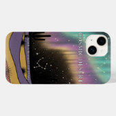 Cosmic Desert Aurora • Retro Western Night Sky Case-Mate iPhone Case (Achterkant (horizontaal))