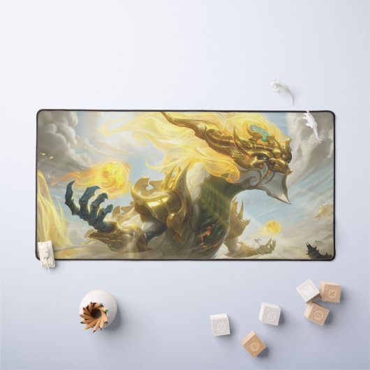 Cosmic Dragon Gaming Desk Mat | Personnalisable  (Tableau pour enfants)
