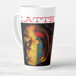 Cosmic Dream in primaire kleuren Latte Mok