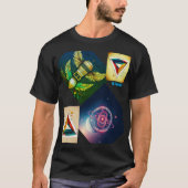 Cosmic Dreamer: Ontdek het universum in stijl T-shirt (Voorkant)