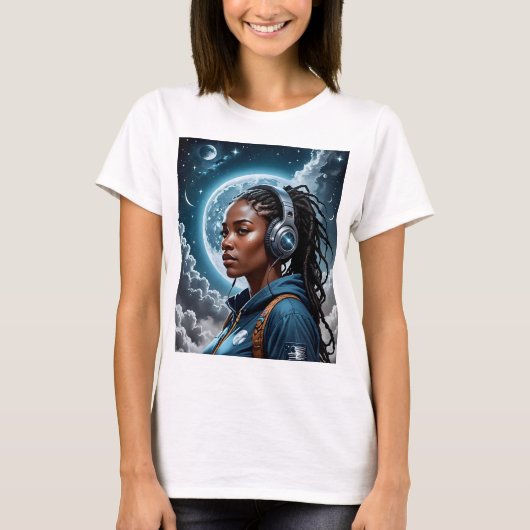 Cosmic Dreamer T-shirt Sci-Fi Space Tee (Devant)