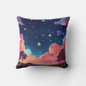 Cosmic Dreamscape-Sterrennacht Kussen (Achterkant)