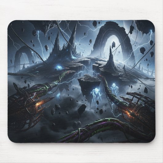 Cosmic Drift PC Setup Desk Mat Mousepad Muismat (Voorkant)