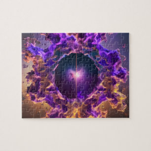 Cosmic event horizon opent een onbekend universum legpuzzel