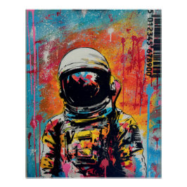 Cosmic Explorer #2 Pop Art Glossy Poster Perfect Poster
