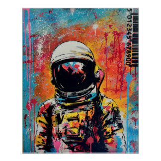 Cosmic Explorer #2 Pop Art Glossy Poster Perfect Poster