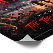 Cosmic Eye – Beach Apocalypse Horror Poster (Hoek)