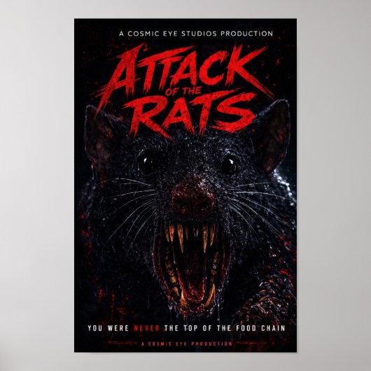 Cosmic Eye – Close-up Creature Horror Poster (Voorkant)