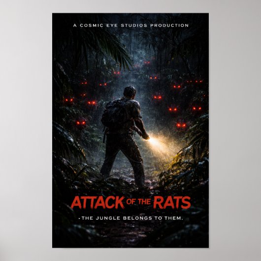 Cosmic Eye – Jungle Survival Horror Poster (Voorkant)