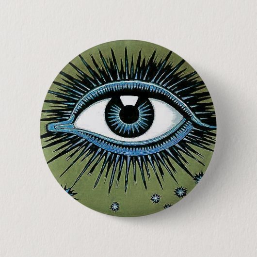 COSMIC EYE RONDE BUTTON 5,7 CM (Voorkant)