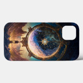 Cosmic Fantasy Space Landscape Case-Mate iPhone Case (Achterkant (horizontaal))