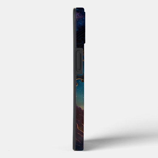 Cosmic Fantasy Space Landscape Case-Mate iPhone Case (Achterkant / Rechts)