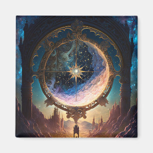 Cosmic Fantasy Space Landscape Magneet