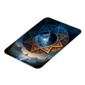 Cosmic Fantasy Space Landscape Magnet Magneet (Linkerzijde)