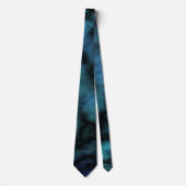 Cosmic Faux Blue Marmer Stropdas (Voorkant)
