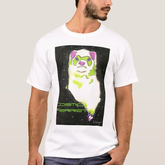 Cosmic Ferret T-shirt (Voorkant)