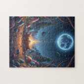 Cosmic Fire Magic Night Campfire Puzzle - Fantasy Legpuzzel (Horizontaal)