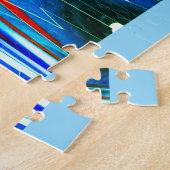 Cosmic fireworks art legpuzzel (Zijkant)