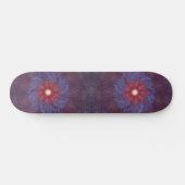 Cosmic Flame Burst Mandala Skateboard (Horizontaal)