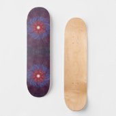 Cosmic Flame Burst Mandala Skateboard (Voorkant)