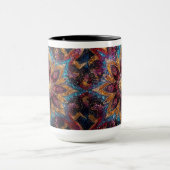 Cosmic Floral – Galaxy-Inspired Mug (Centre)