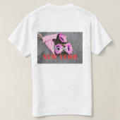 Cosmic Flower Galaxy Nature  T-shirt (Design achterkant)