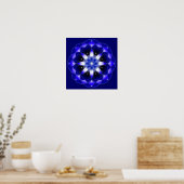 Cosmic Flower Poster (Keuken)
