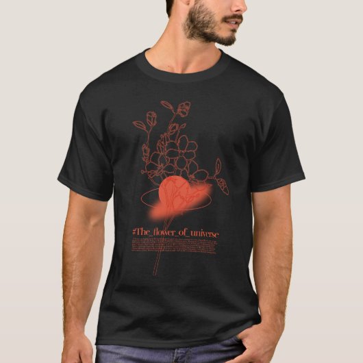 Cosmic Flower T-shirt (Voorkant)