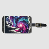 Cosmic Forest: Galaxy Meets Nature Bagagelabel (Voorkant (horizontaal))