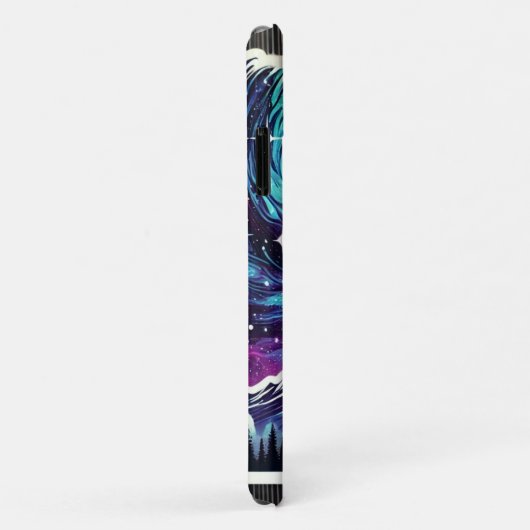 Cosmic Forest: Galaxy Meets Nature Case-Mate iPhone Case (Achterkant/rechts)