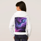 Cosmic Galaxy Nebula Abstract Space Art Design (Achterkant volledig)