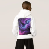 Cosmic Galaxy Nebula Abstract Space Art Design (Achterkant volledig)