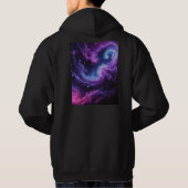 Cosmic Galaxy Nebula Abstract Space Art Design Hoodie (Achterkant)