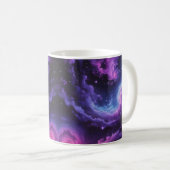 Cosmic Galaxy Nebula Abstract Space Art Design Koffiemok (Voorkant rechts)
