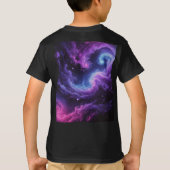 Cosmic Galaxy Nebula Abstract Space Art Design T-shirt (Achterkant)