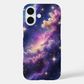 Cosmic Galaxy-ontwerp iPhone 16 Hoesje