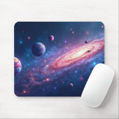 Cosmic Galaxy Space Art Mousepad Muismat (Met muis)