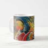 Cosmic Garden Abstract Art Coffee Mug (Devant gauche)