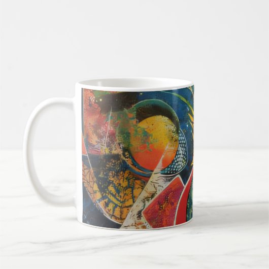 Cosmic Garden Abstract Art Coffee Mug (Gauche)