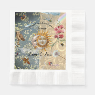 Cosmic Garden Baby shower servet