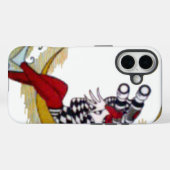 Cosmic Gaze: Elf op de maan avontuur Case-Mate iPhone Case (Achterkant (horizontaal))